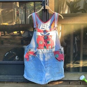 vintage overall shorts